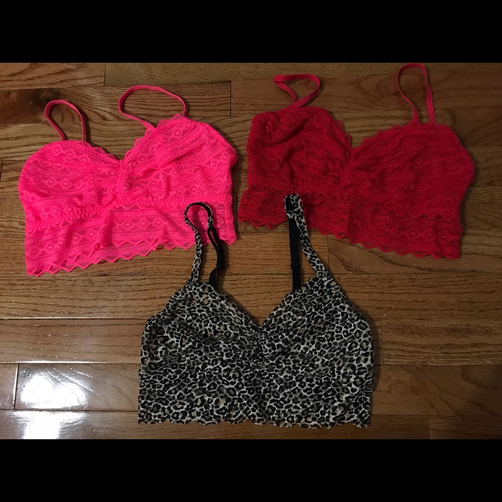 Victoria’s Secret PINK bralettes